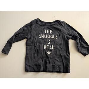 Carter’s “The Snuggle Is Real” Long Sleeve Tee – Size 6M